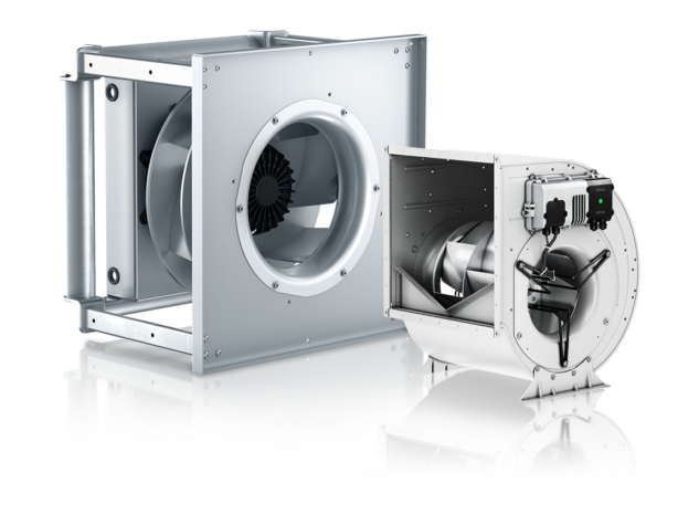 RadiPac und RadiFit Radialventilatoren von ebm-papst für energieeffiziente Industrieanwendungen